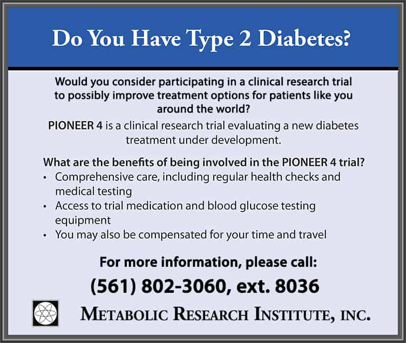 Type 2 Diabetes Clinical Trial Closing Enrollment Soon!
