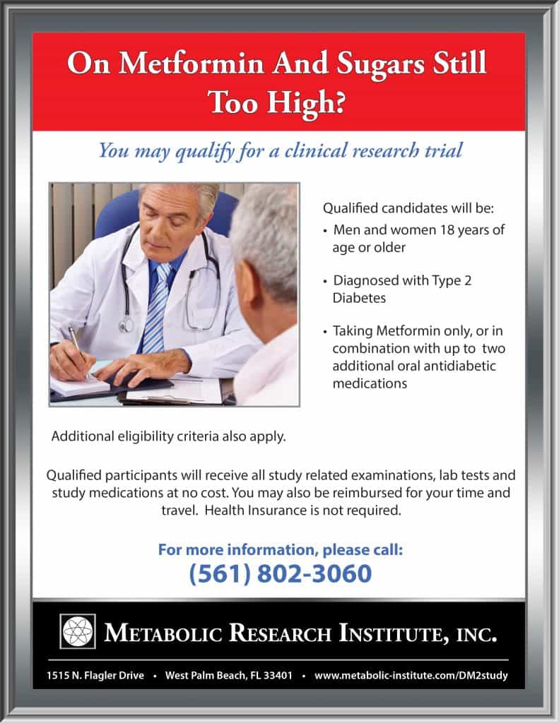 DM2 study | Diabetes Type 2 | Clinical Research | West Palm Beach FL