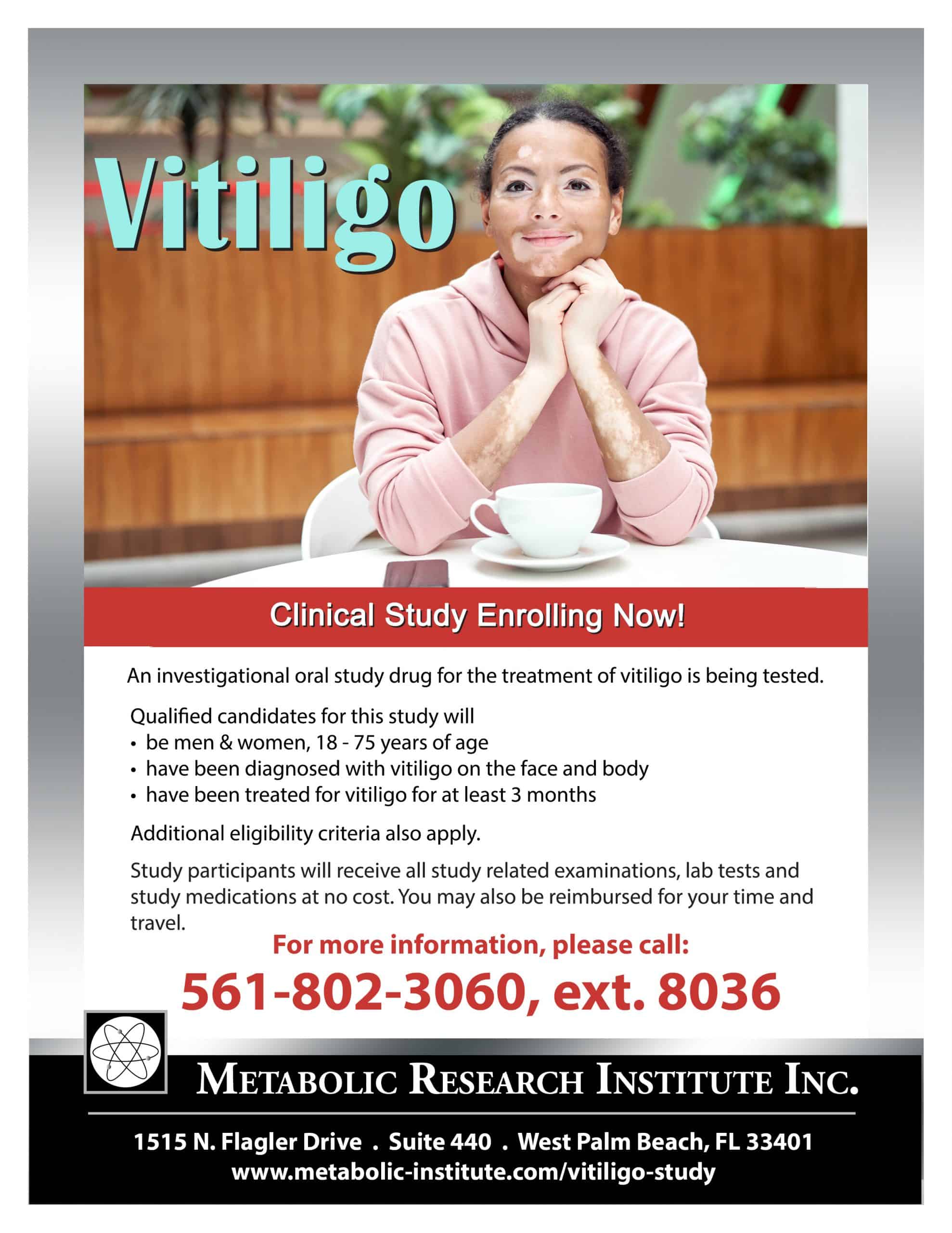 Vitiligo Study Flyer