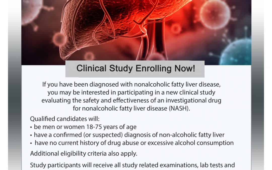 Fatty Liver Disease (NASH) Clinical Research Study