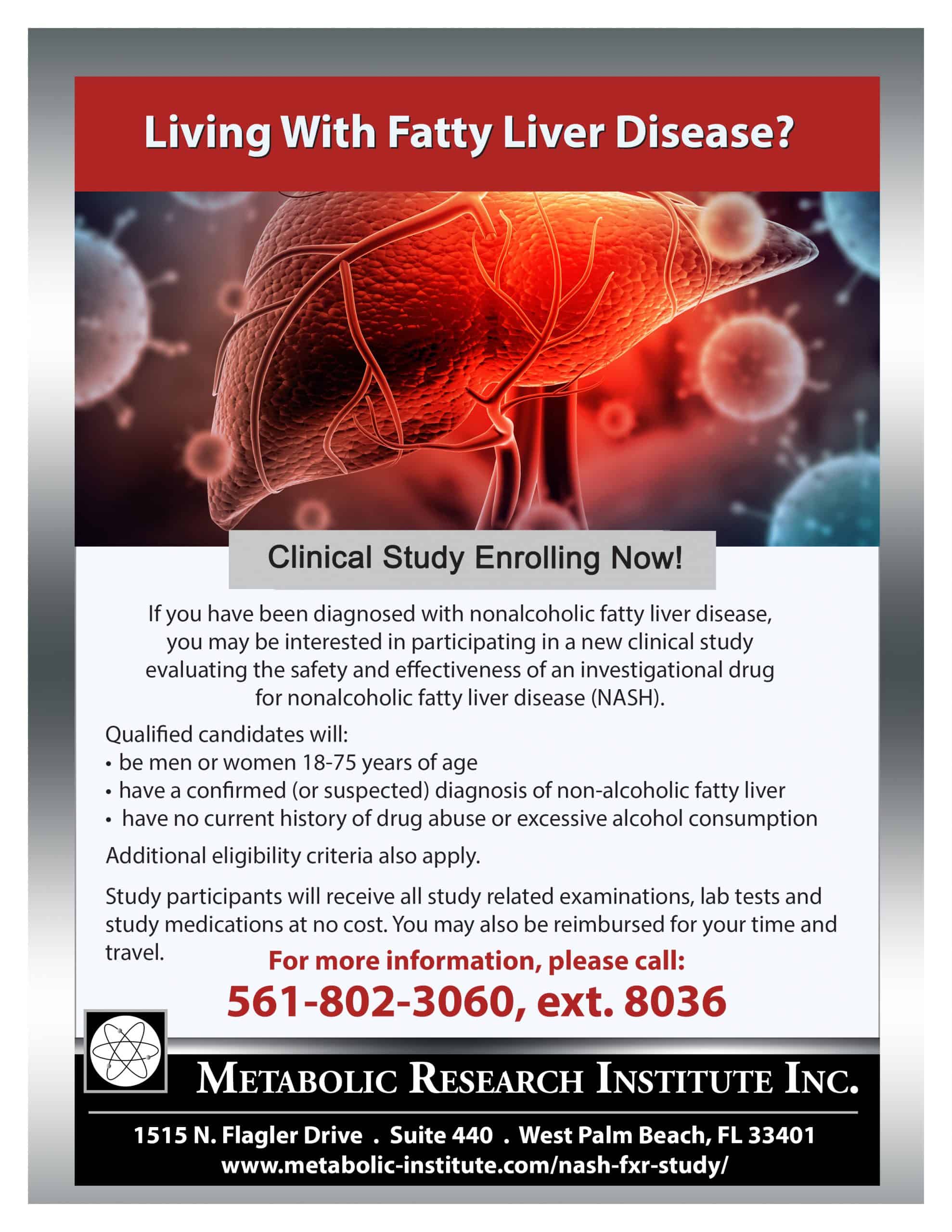 Fatty Liver Disease Study Flyer