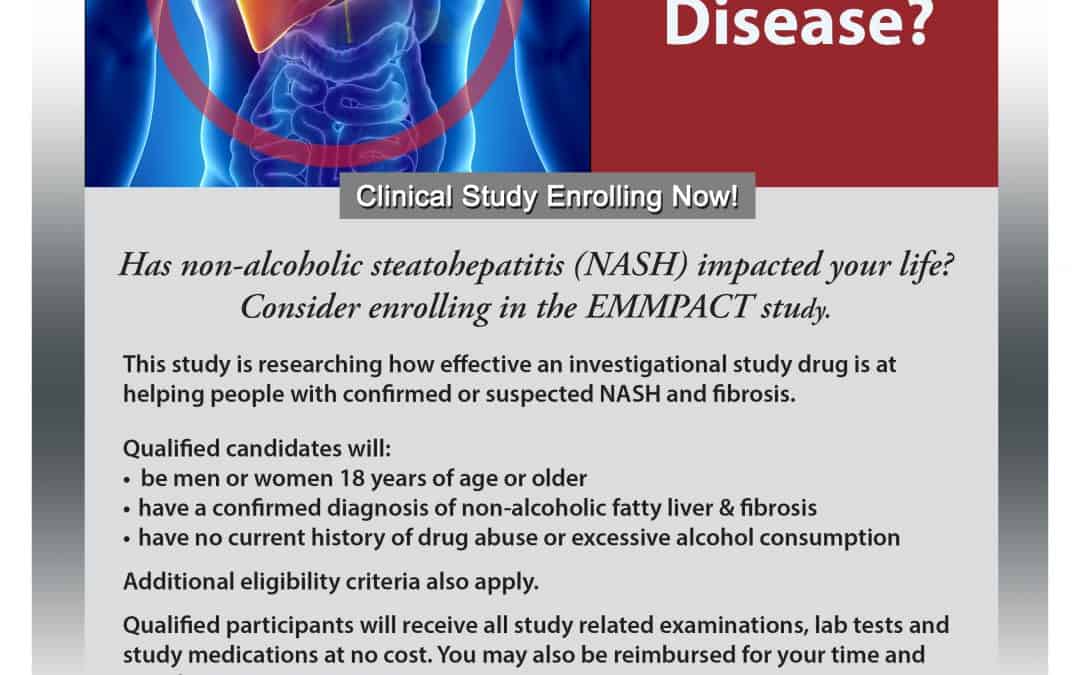 Fatty Liver Disease (NASH) Study Flyer