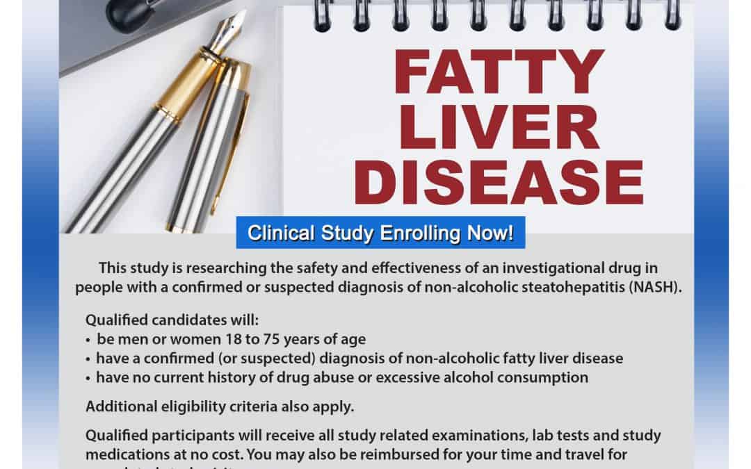 Fatty Liver Disease (NASH) Clinical Study Flyer