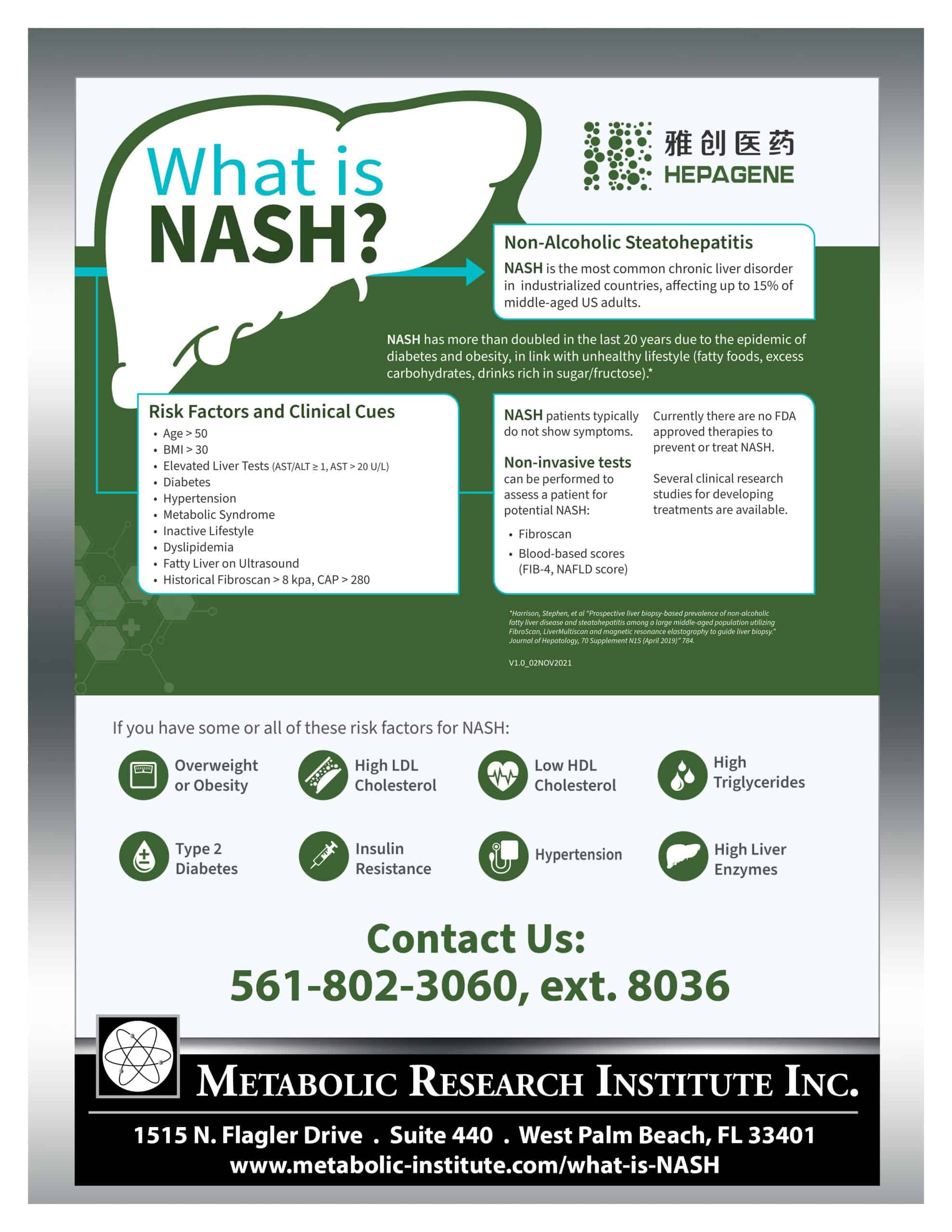 What is NASH Clinical Study Flyer
