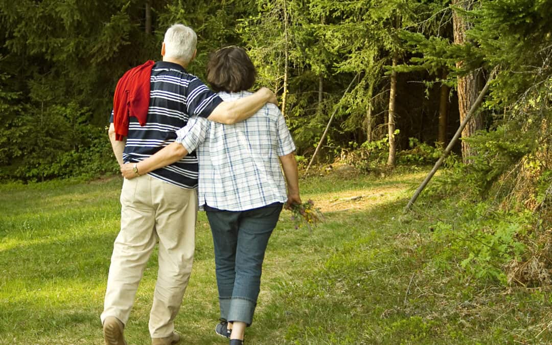 Couple walking