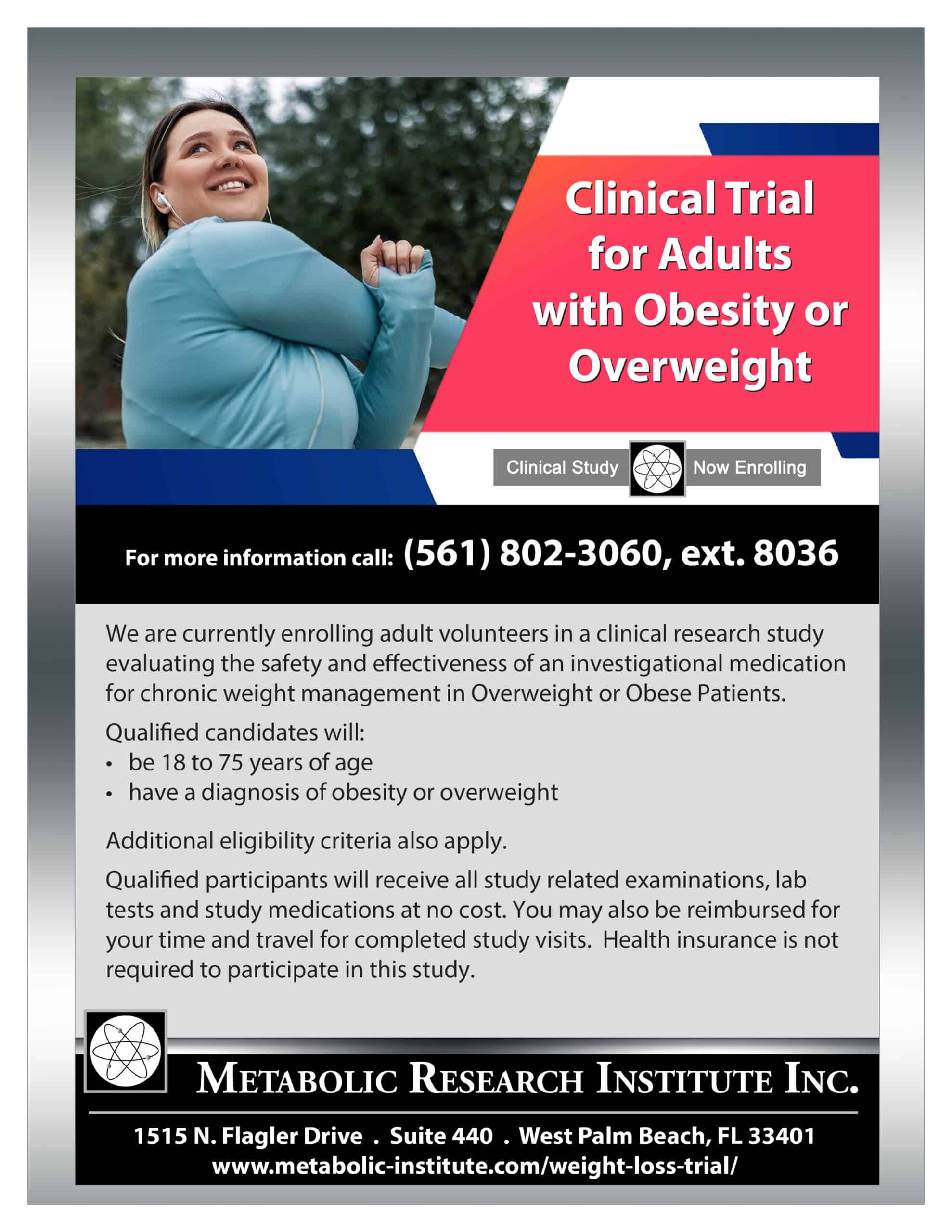 MRI-AbbVie-M25-998-Flyer-063026 Clinical trial for adults with obesity or overweight